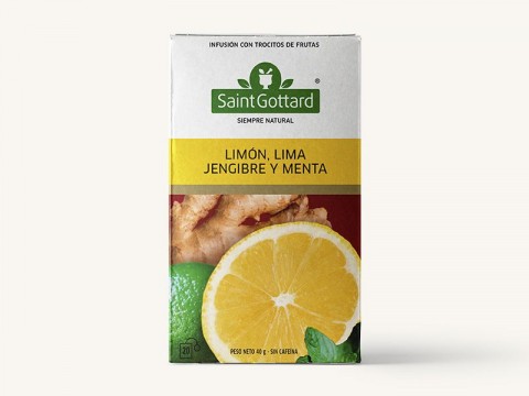 Saint Gottard limon lima  jengibre