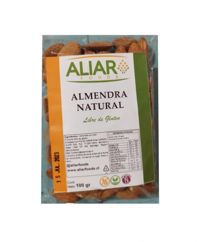 Aliar almendra natural 100 grs