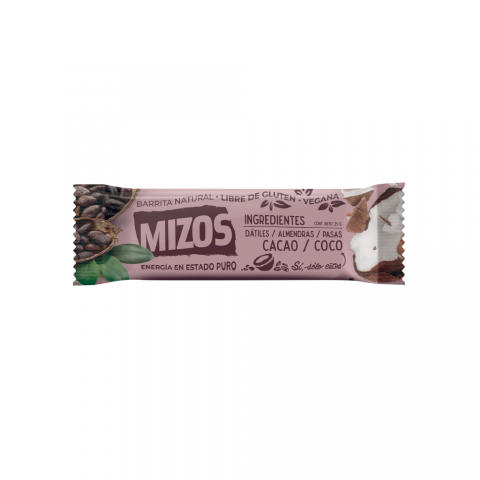 MIZOS Barrita CACAO COCO 35 grs