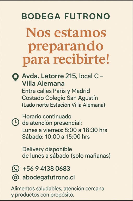 bodega mes cambios